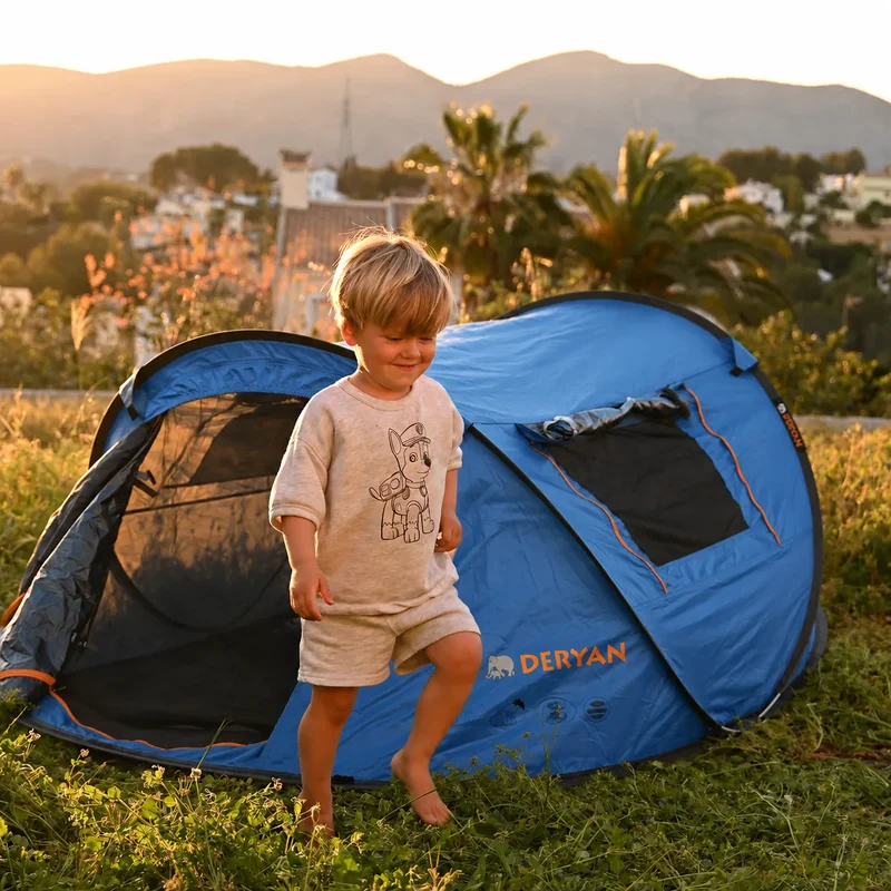 Tenda Pop Up Dome - Colonna d'acqua 2000MM - Blu Navy