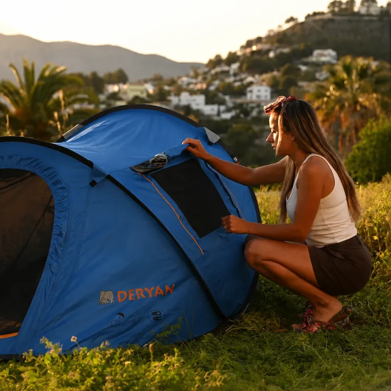 Tenda Pop Up Dome - Colonna d'acqua 2000MM - Blu Navy