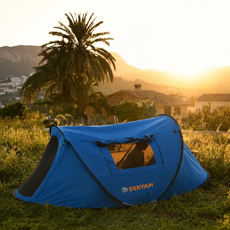 Tenda Pop Up Dome - Colonna d'acqua 2000MM - Blu Navy