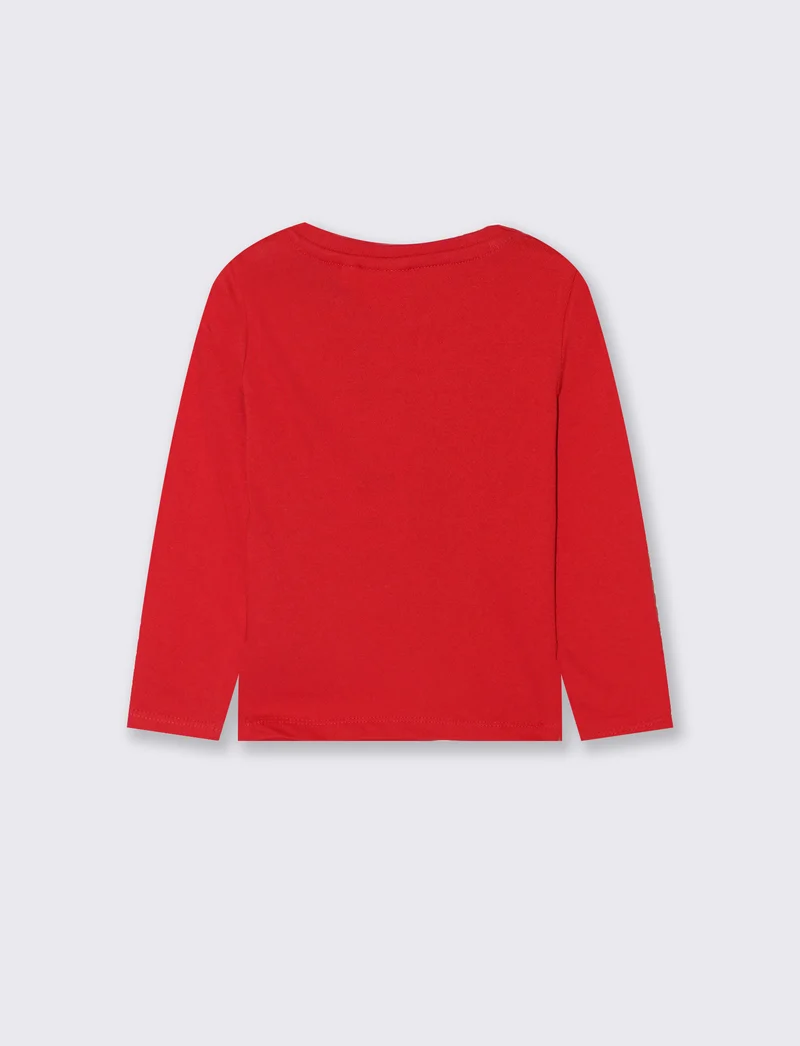 T shirt Spidey manica lunga casual - Rosso