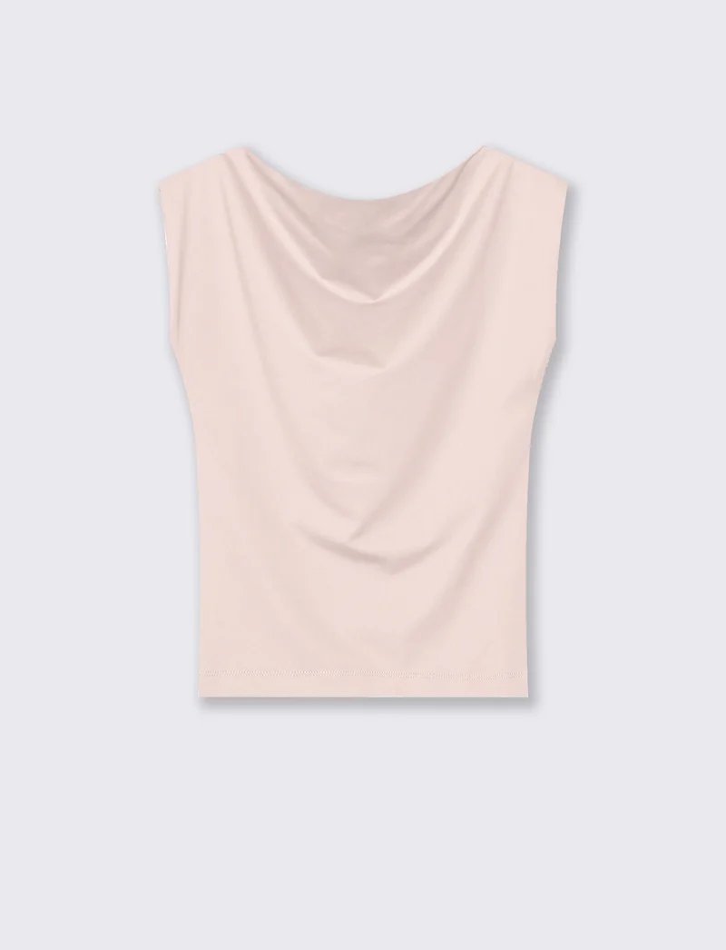 t-shirt mc donna - Rosa plum