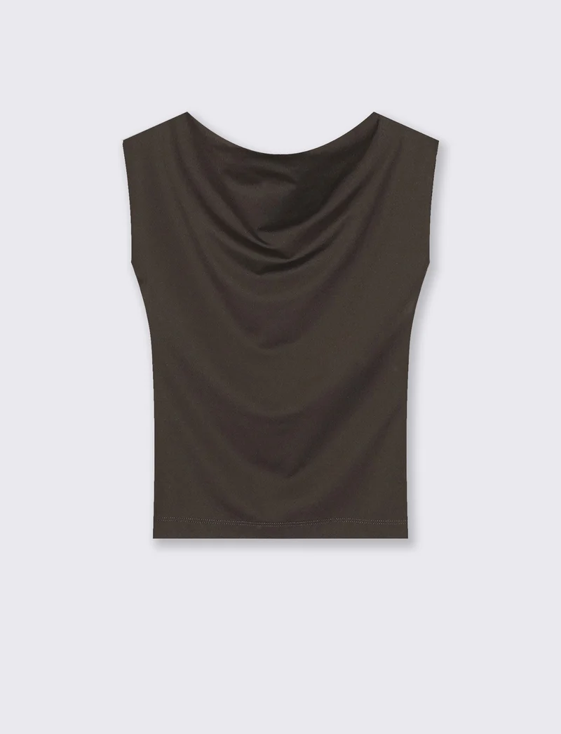 t-shirt mc donna - Moro