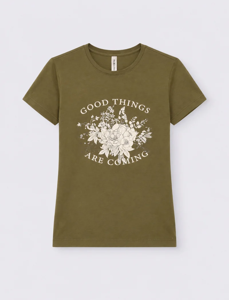 T-shirt paricollo a manica corta - var 2