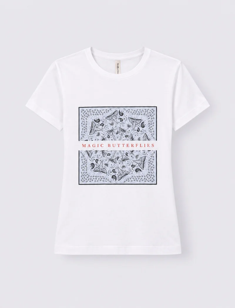 T-shirt paricollo a manica corta - var 1