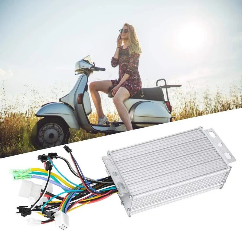 Controller Brushless, Controller per Bicicletta e Set di Display LCD per E-Bike da 12,5 mm per Monopattino Elettrico da 22,5 mm(500W 48V)