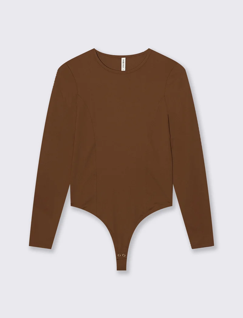 t-shirt ml body - Marrone