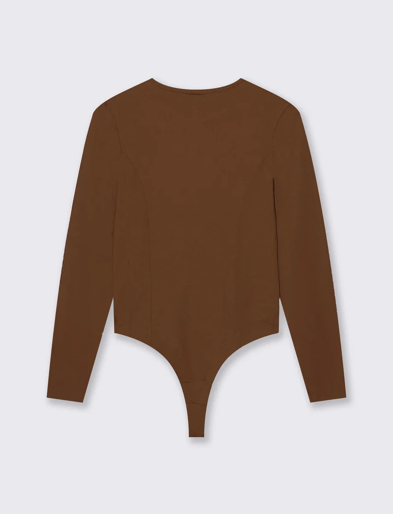 t-shirt ml body - Marrone