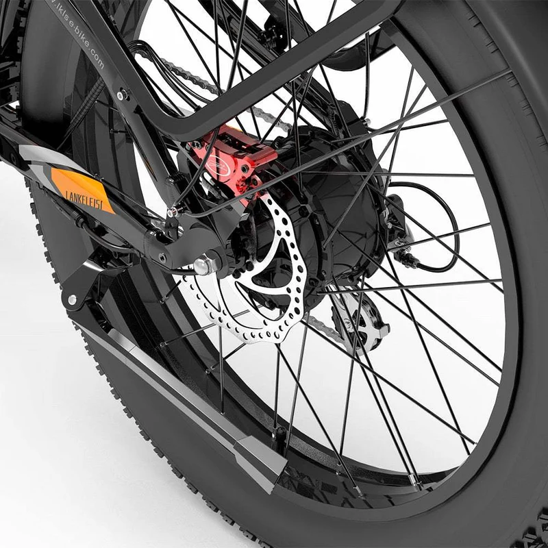 LANKELEISI MG800MAX 26" Fat Tires All Terrain Electric Bike 2*1000W Dual Motor 48V 20Ah Battery