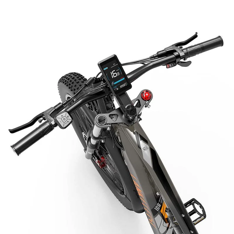 LANKELEISI MG800MAX 26" Fat Tires All Terrain Electric Bike 2*1000W Dual Motor 48V 20Ah Battery