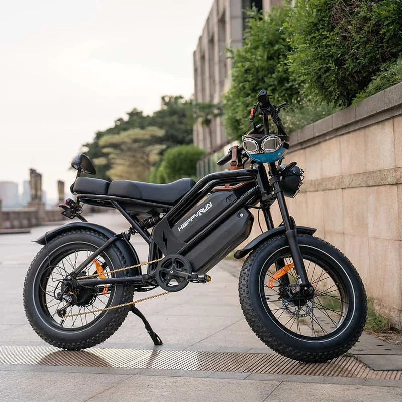HAPPYRUN G70 20" Electric Cargo Bike 2000W Peak Motor 48V 38Ah Battery