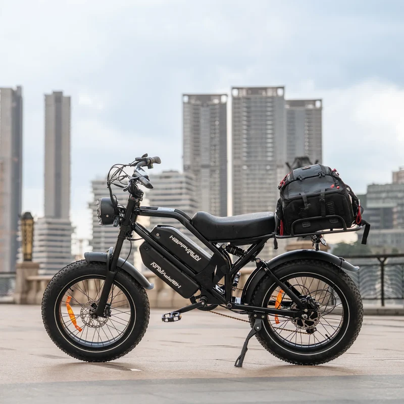 HAPPYRUN G70 20" Electric Cargo Bike 2000W Peak Motor 48V 38Ah Battery