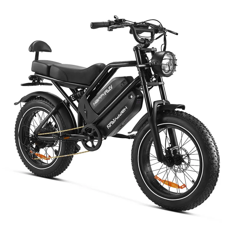 HAPPYRUN G70 20" Electric Cargo Bike 2000W Peak Motor 48V 38Ah Battery