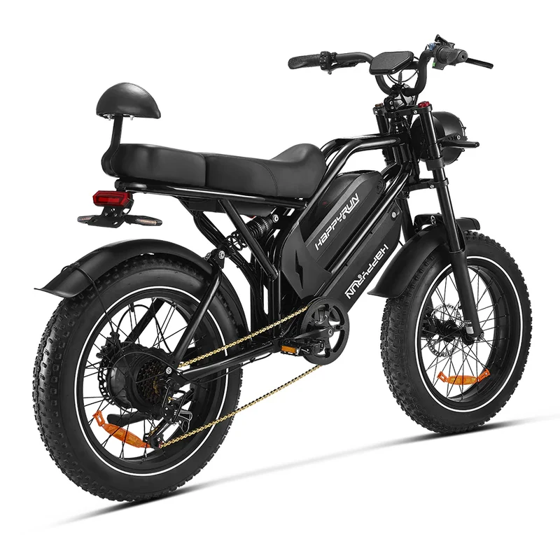 HAPPYRUN G70 20" Electric Cargo Bike 2000W Peak Motor 48V 38Ah Battery