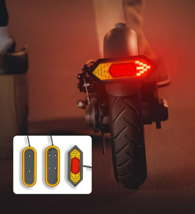 Indicatore di direzione per monopattini elettrici accessorio per Xiaomi pro 2/ M365/ M365pro