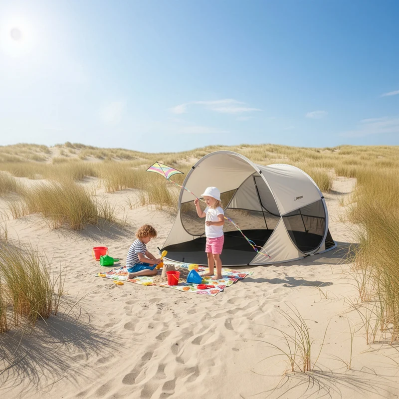 Tenda da spiaggia pop-up di lusso Large Sabbia