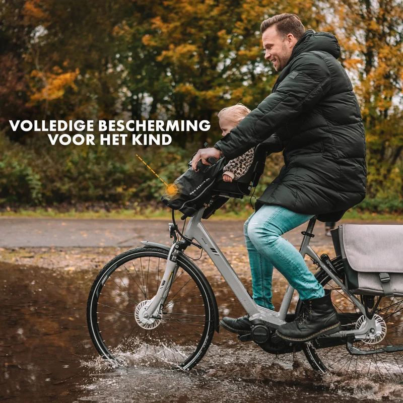 Poncho antipioggia e antivento per seggiolino da bici Bike-A-Way - Bobike & Yepp