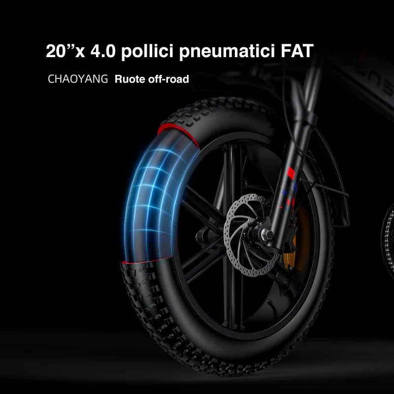 ENGWE Engine X 3 colori Motore|250W sbloccabile a 750W | 48V 13AH | 40KM/H di velicità |Autonomia 90KM