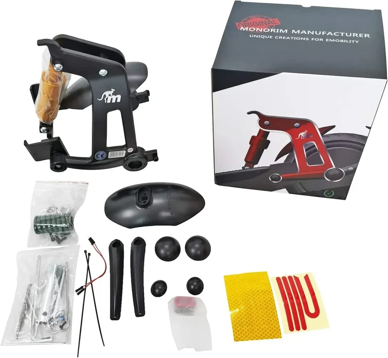 MONORIM MXR1 Nero/Oro per Monopattino NINEBOT MAX G30 ammortizzatore posteriore