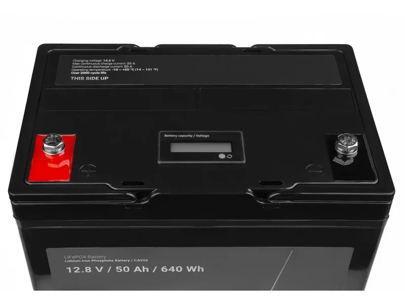 [CAV06 ] LiFePO4 BATTERIA 12.8V 50Ah 1024Wh LFP al litio 12V BMS per Impianto Fotovoltaico Barca a motore Campeggio Sedia a Rotelle Auto elettriche