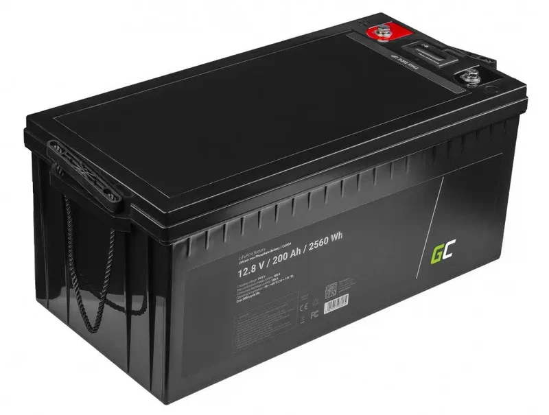 [CAV04] LiFePO4 BATTERIA 12.8V 200Ah 2560Wh LFP al Litio 12V per per Camper, Roulotte, Barche, Carrello da Golf, fotovoltaico, Solare, Pannello solare, Veicoli elettrici GARANZIA ITALIA