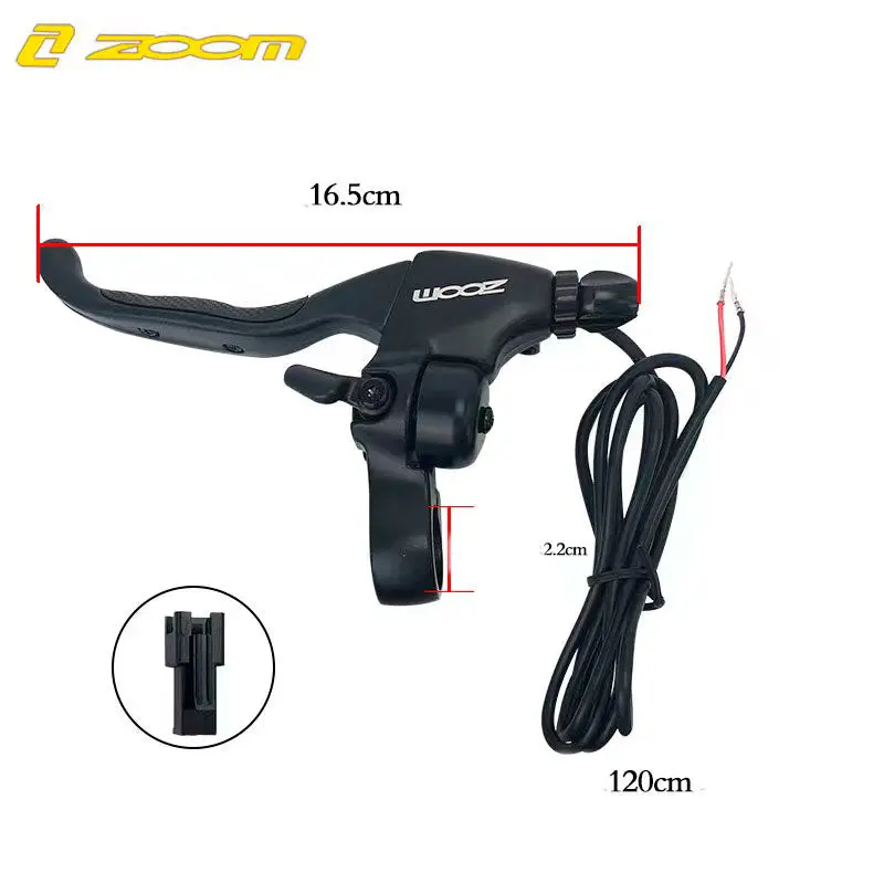 Leva del freno ZOOM per Ebike e monopattini elettrici – Cavo da 1,2 metri