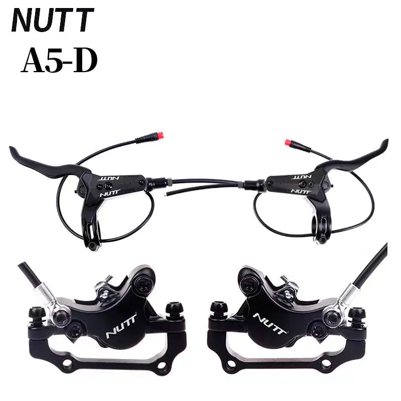 KIT freno idraulico NUTT A5-D per EBIKE e Monopattini Elettrici a disco idraulico