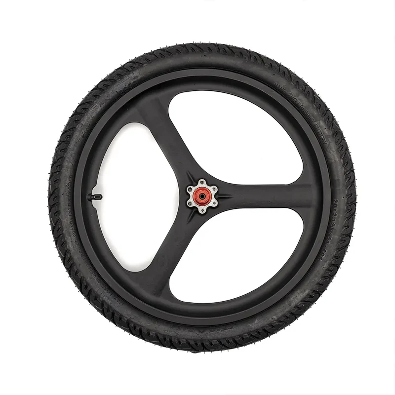 RUOTA ANTERIORE COMPLETA DA 20" per Monopattino Elettrico Argento Active Bike