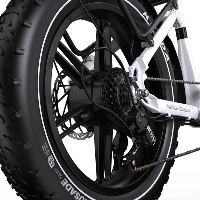 ONESPORT OT08 20" Fat Tire All-Terrain Electric Bike 500W Motor 48V 18Ah Battery