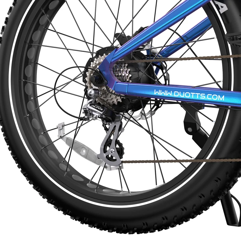 DUOTTS E26 26" SUV Fat Tire Electric Mountain Bike 750W Motor 48V 20Ah Battery