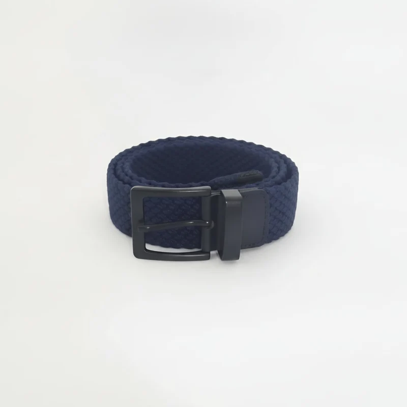 Cintura uomo elastica intrecciata - Blu