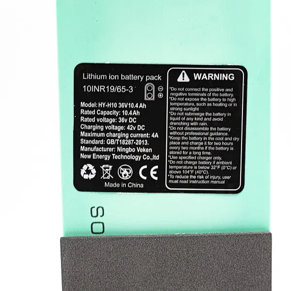 BATTERIA 36V 10.4AH 36V 10,4 AH per Monopattino ALFA ROMEO AR0