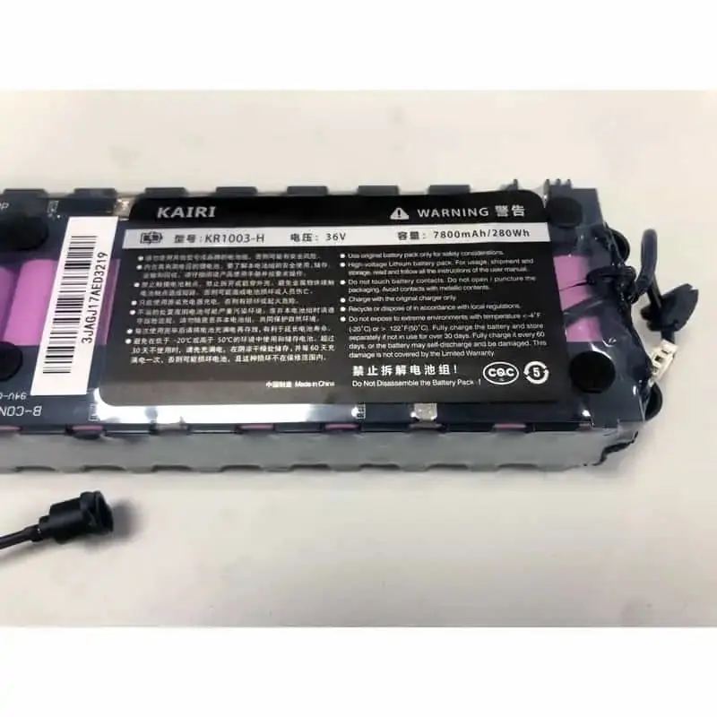 Batteria XIAOMI per monopattino elettrici Xiaomi Miija M365 con 7,8 Ah e 36V.