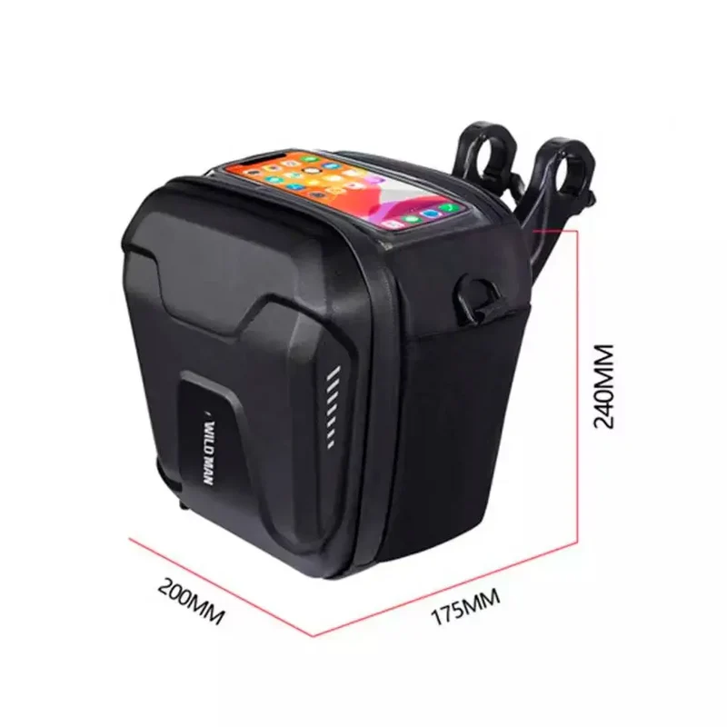 CESTO FRONT impermeabile WILD MAN 3 LT per monopattino elettrico o per Bici Bag
