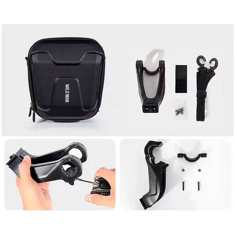 CESTO FRONT impermeabile WILD MAN 3 LT per monopattino elettrico o per Bici Bag