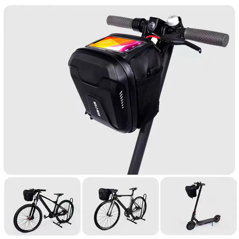 CESTO FRONT impermeabile WILD MAN 3 LT per monopattino elettrico o per Bici Bag