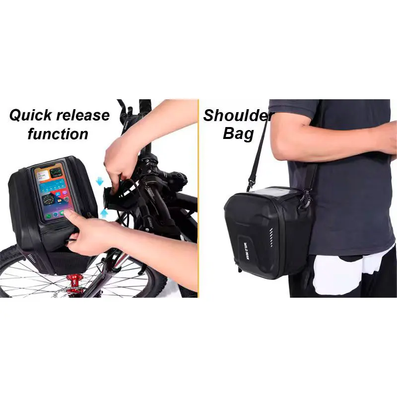 CESTO FRONT impermeabile WILD MAN 3 LT per monopattino elettrico o per Bici Bag