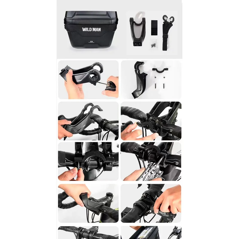 CESTO impermeabile WILD MAN 3 LT per monopattino elettrico o per Bici Bag