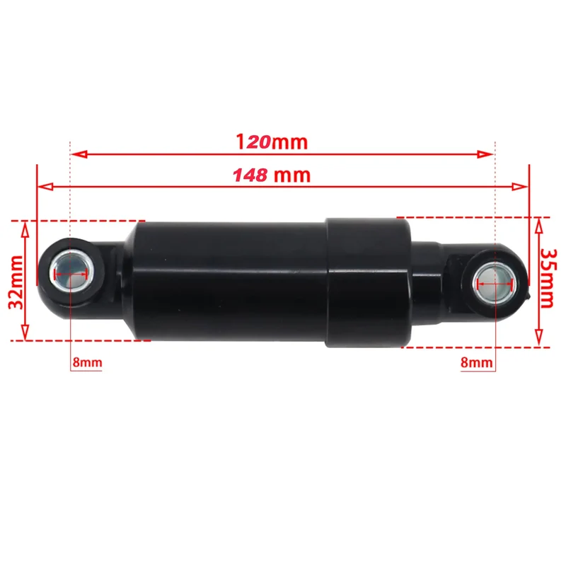 AMMORTIZZATORE IDRAULICO 120 mm universali per Monopattino Elettrico