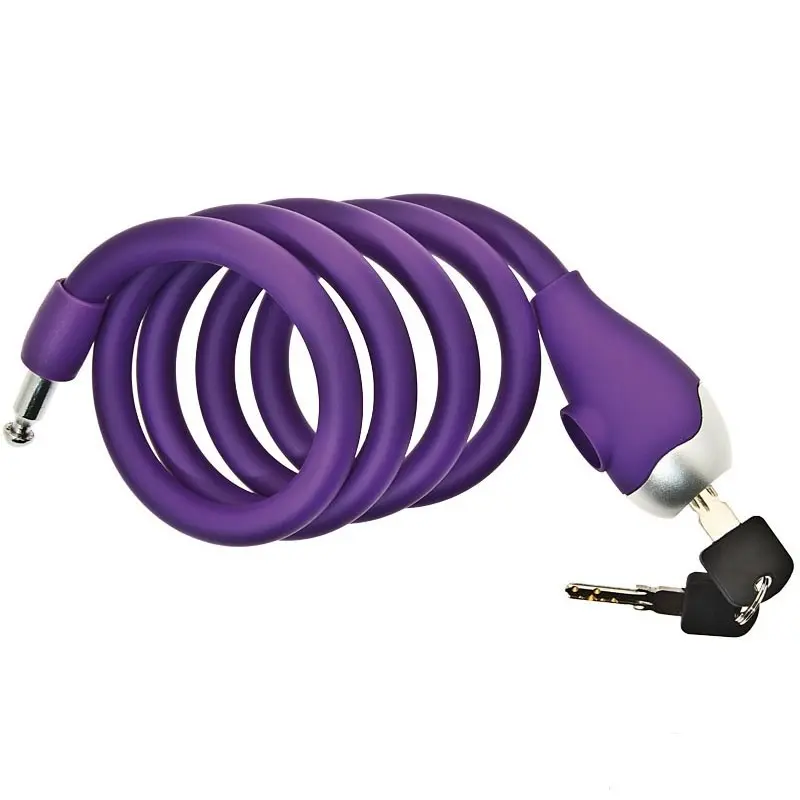 LUCCHETTI BRN a SPIRALE rivestiti in silicone per Monopattini e Bici