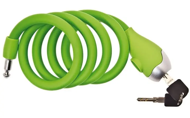 LUCCHETTI BRN a SPIRALE rivestiti in silicone per Monopattini e Bici