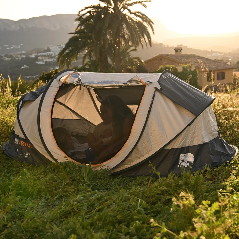 Tenda Pop Up Cocoon - Colonna d'acqua 2000MM - Panna