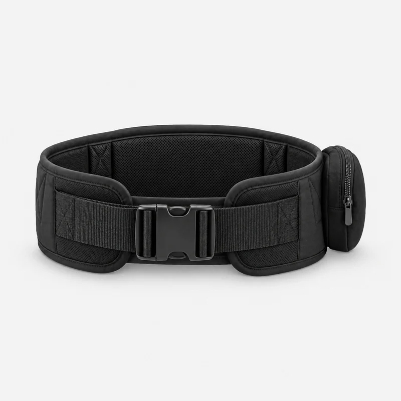 Marsupio Lombare Lusso - Sedile per Neonati e Bambini - Nero