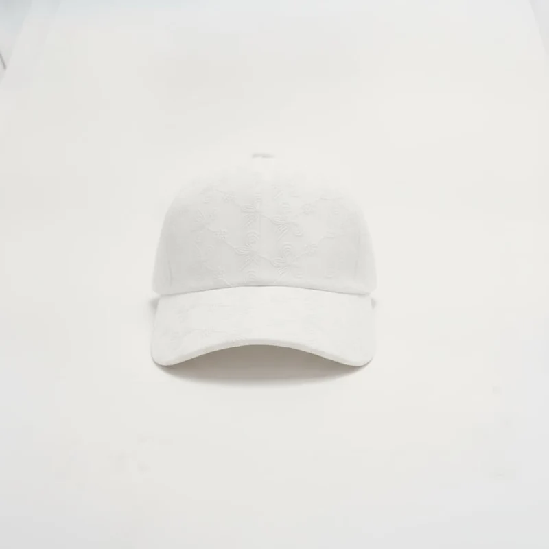 Cappello bambina pizzo - Bianco
