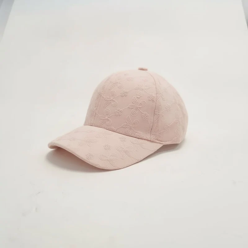 Cappello bambina pizzo - Rosa