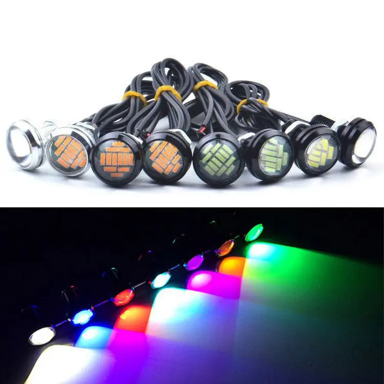LUCI LED Eagle Eye Led Light Giallo e Rosso (confezione da 2 luci) per monopattini elettrici e bici