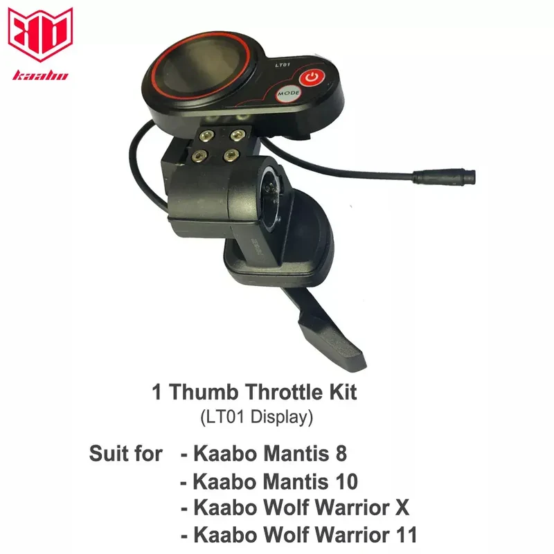 KAABO LT-01 Display + acceleratore a pollice per monopattino MANTIS E WOLF