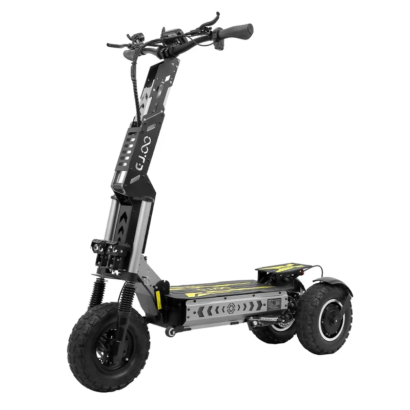 OOTD T30 13" All-Terrain 3-Wheel Scooter Electric Scooter 1600W*2 Dual Motor 60V 31.2Ah Battery