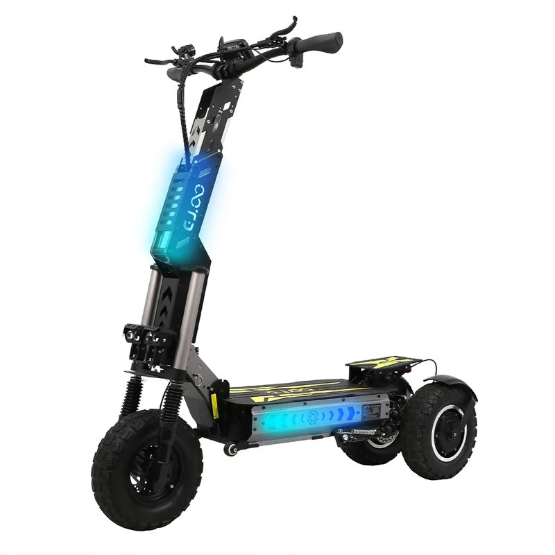OOTD T30 13" All-Terrain 3-Wheel Scooter Electric Scooter 1600W*2 Dual Motor 60V 31.2Ah Battery