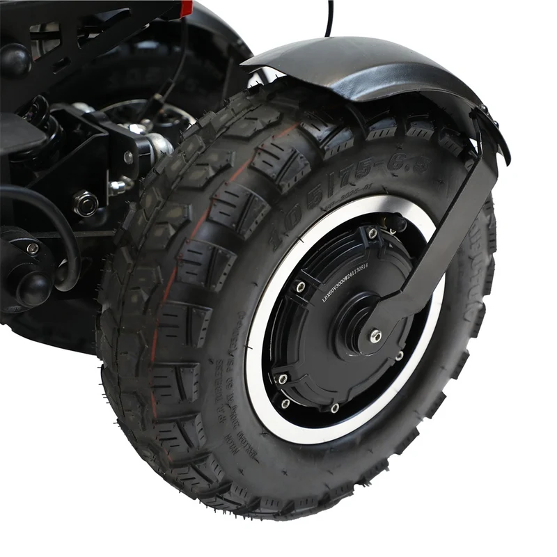 OOTD T30 13" All-Terrain 3-Wheel Scooter Electric Scooter 1600W*2 Dual Motor 60V 31.2Ah Battery