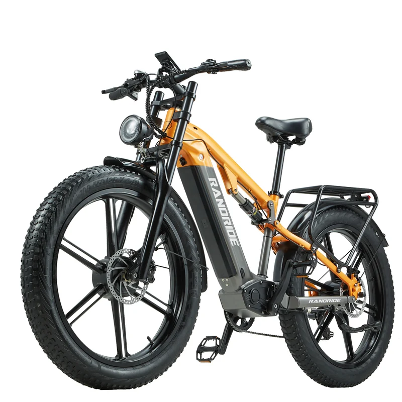 RANDRIDE YX80M-2 26" Mountain Electric Bike 1000W*2 Dual Motors 48V 20Ah Battery